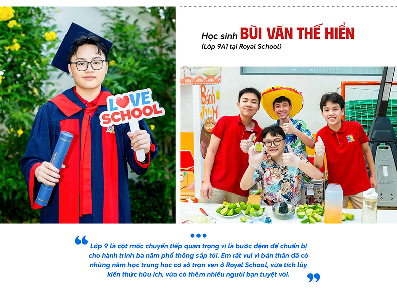 Lễ tốt nghiệp tại Royal School: Ngày trưởng thành trong yêu thương, kiêu hãnh bước ra thế giới