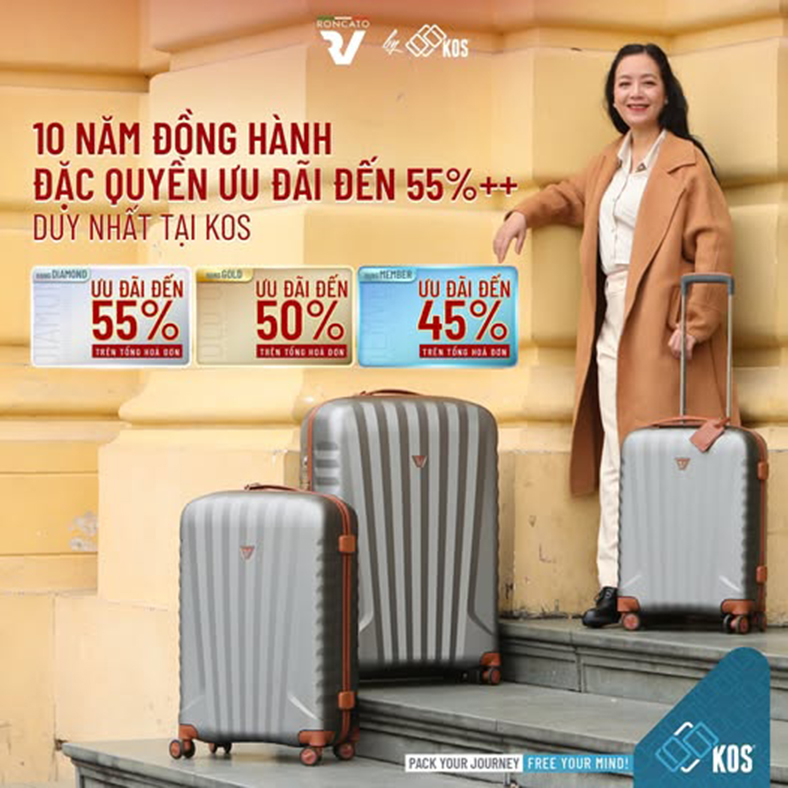 Chọn vali du lịch chuẩn Ý cùng KOS Shop