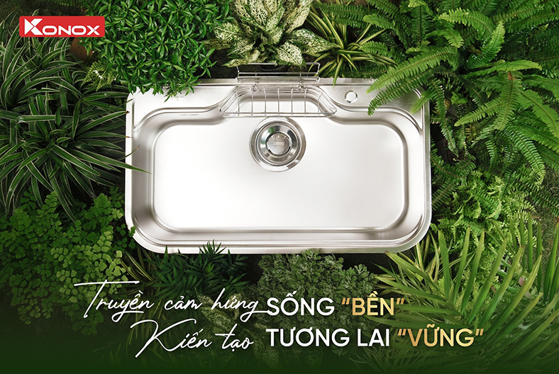 Chậu rửa bát phong cách Nhật Tari Smooth Series