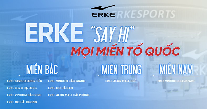 Erke: hành trình 4 năm đồng hành cùng thể thao Việt