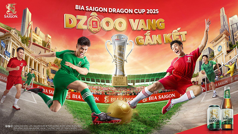 Bia Saigon Dragon Cup 2025 - thêm yêu bóng đá, thêm gắn kết