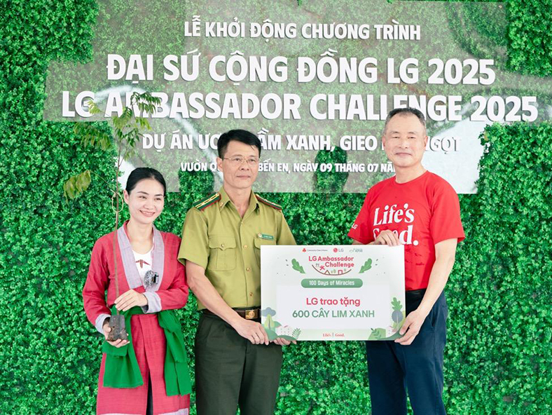 Cùng Đại sứ Cộng đồng LG hồi sinh rừng xanh, gieo mật ngọt lành