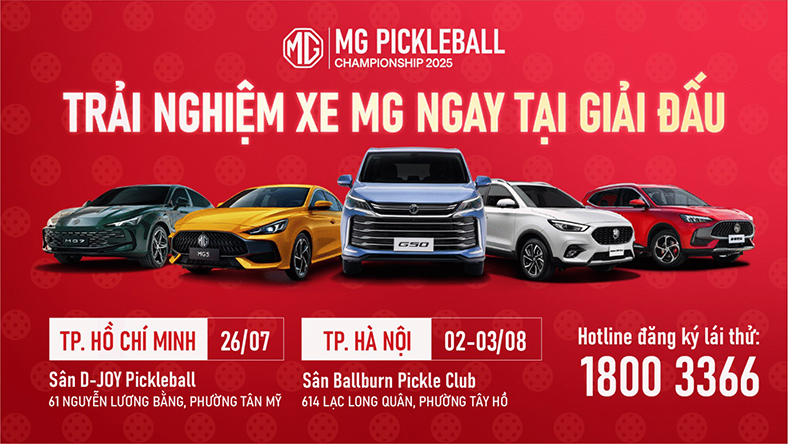 Khởi động giải đấu MG Pickleball Championship 2025