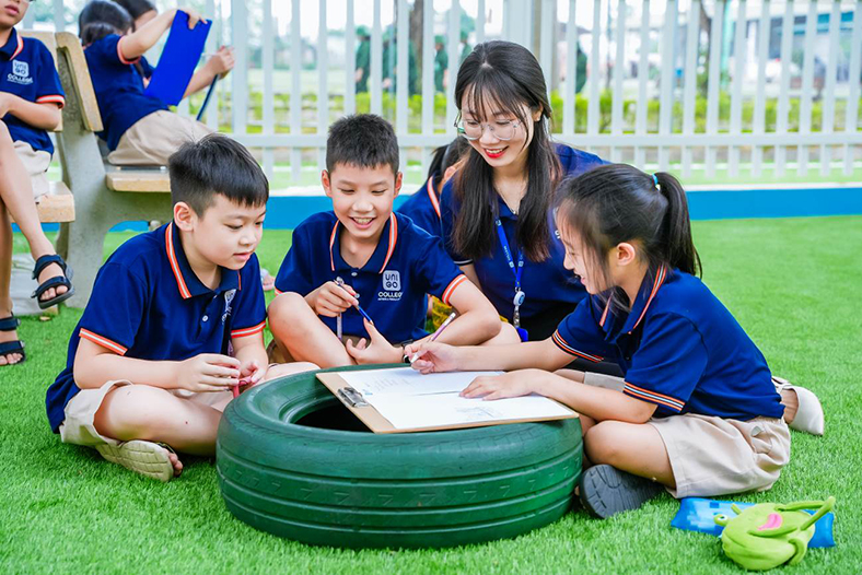 Unigo College kiến tạo không gian giúp bé tập trung học tập và vui chơi