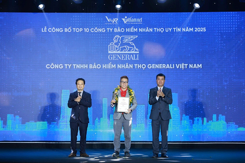 Generali Việt Nam vào Top 10 Công ty Bảo hiểm uy tín năm 2025