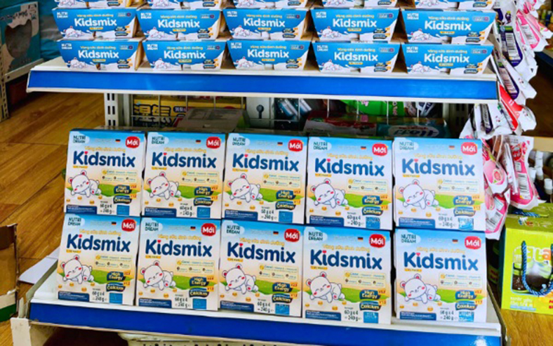 Váng sữa dinh dưỡng Kidsmix 'phủ sóng' trên toàn quốc