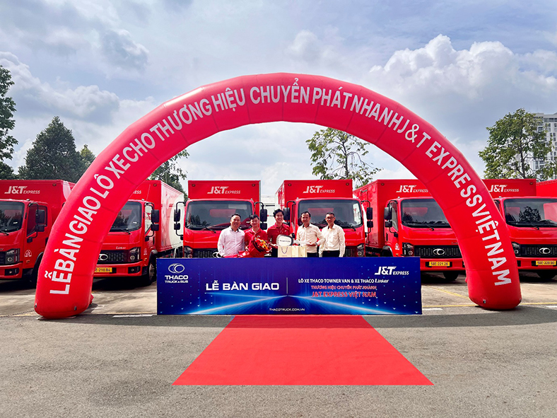 J&T Express bổ sung 315 xe tải mới, tăng cường năng lực vận hành toàn quốc