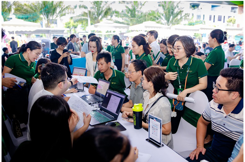Eco Riverside Hải Phòng chốt 300 căn sau một giờ mở bán