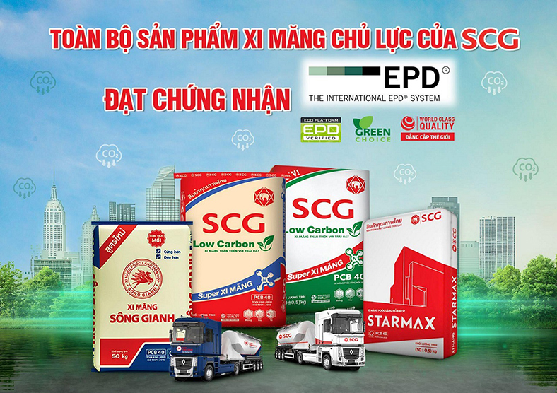 Xi măng SCG được nhà thầu ưa chuộng