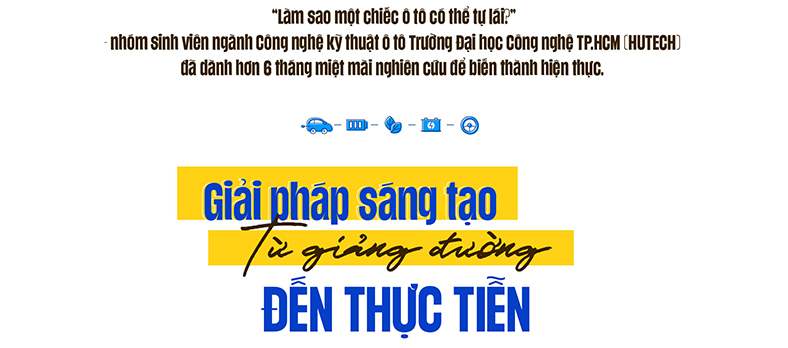 Xe điện tự lái - tâm điểm chú ý tại HUTECH TECHSHOW 2025