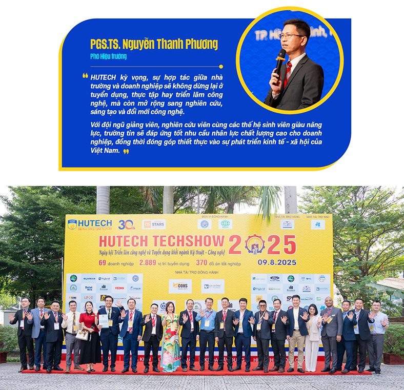 Xe điện tự lái - tâm điểm chú ý tại HUTECH TECHSHOW 2025