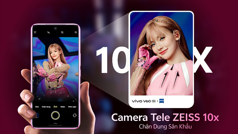 vivo V60 5G: Nâng cấp hệ thống Camera chính ZEISS, thiết kế độc đáo