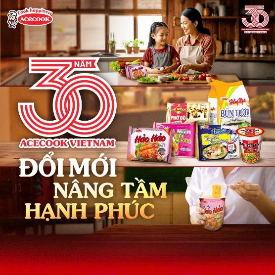 Acecook Việt Nam - nhà tài trợ kim cương Ngày hội Sợi gạo Việt