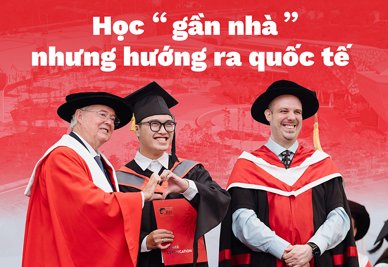 Học "gần nhà" nhưng hướng ra quốc tế