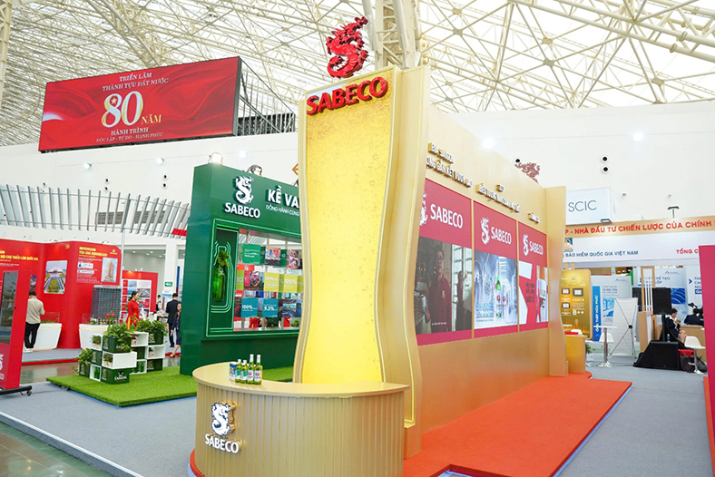 SABECO khẳng định vị thế thương hiệu tại Triển lãm thành tựu đất nước