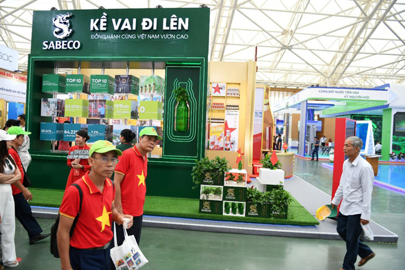 Sabeco lan tỏa cảm hứng tại Triển lãm Thành tựu đất nước 2025