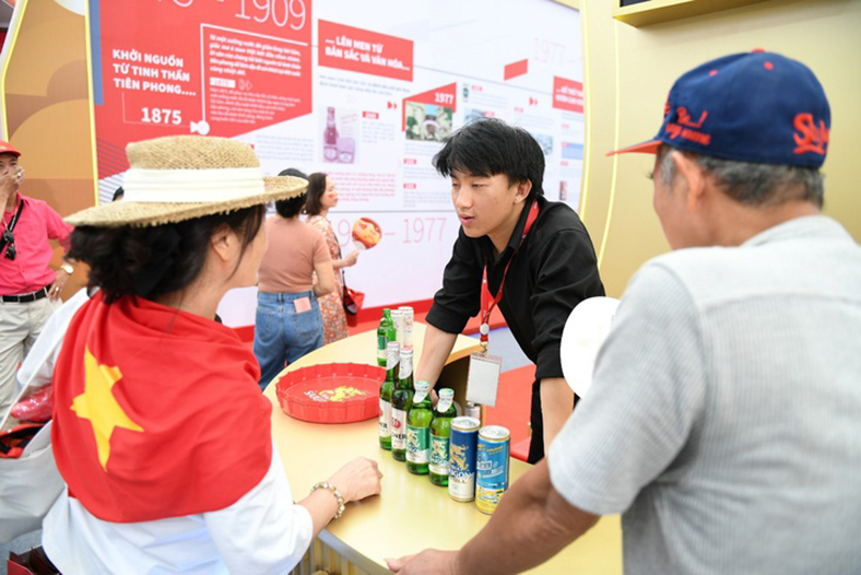 Sabeco lan tỏa cảm hứng tại Triển lãm Thành tựu đất nước 2025