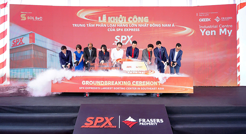 SPX Express khởi công trung tâm phân loại hàng hóa 17 hecta tại Hưng Yên