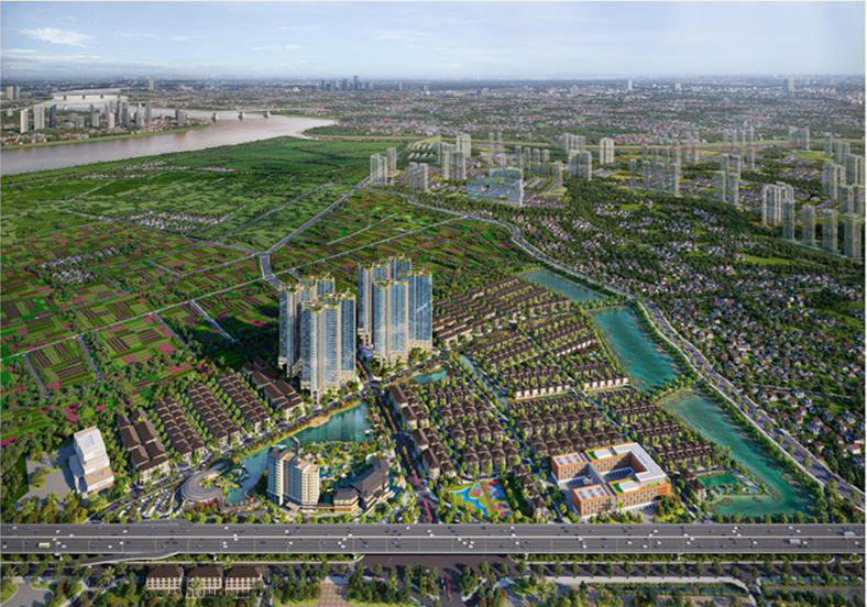 Alluvia City vững chãi với đê kép và cốt nền vượt trội
