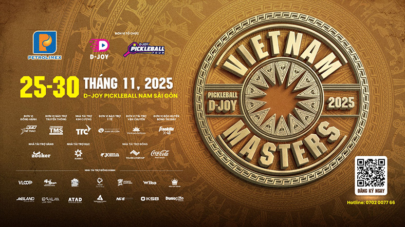 Vietnam Masters - Khát vọng vươn ra thế giới của pickleball Việt Nam