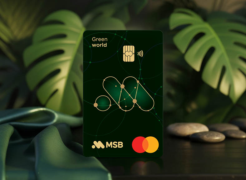Thẻ tín dụng MSB Mastercard Green World: Tinh hoa trải nghiệm