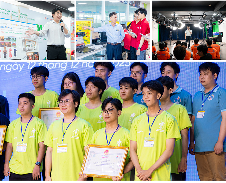 Khép lại 2025, sinh viên HUTECH nối dài bảng vàng thành tích