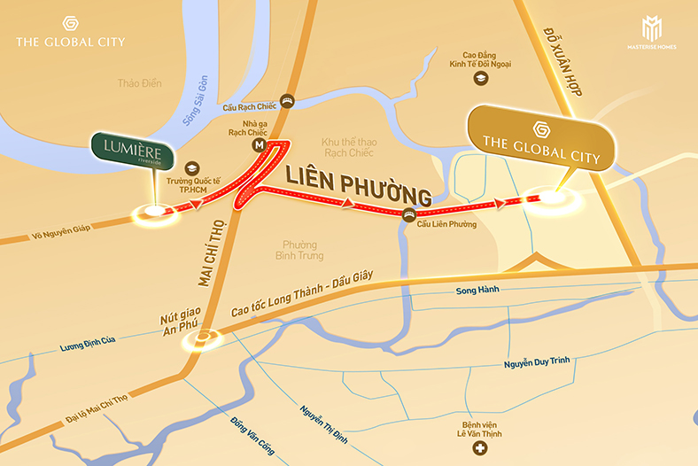 Đường Liên Phường thông xe nâng tầm trải nghiệm di chuyển về khu Đông