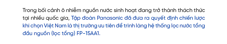 Đẩy mạnh hệ thống lọc đầu nguồn tại Việt Nam