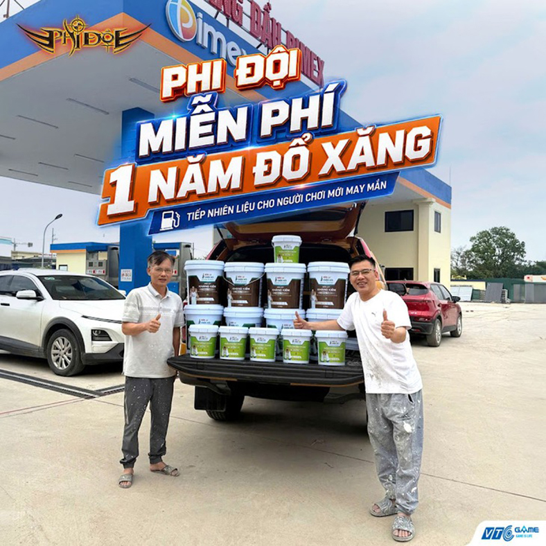 Game không chiến Phi Đội 'chơi lớn': Tặng game thủ cả năm đổ xăng miễn phí