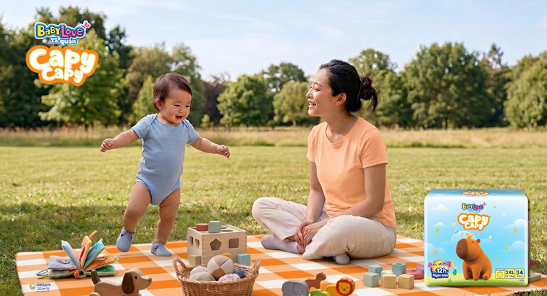 Baby Love Capycapy: Giải pháp tiết kiệm vẫn đảm bảo khô thoáng