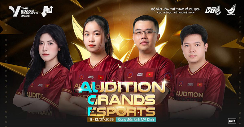 Việt Nam đăng cai giải đấu quy mô quốc tế Audition Grand Esports 2026