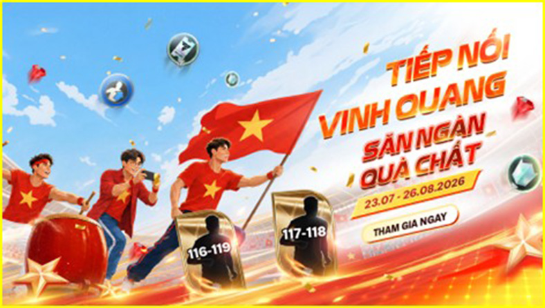 Hoàng Hên, Trung Kiên góp mặt trong mùa thẻ mới của FC Mobile Vietnam
