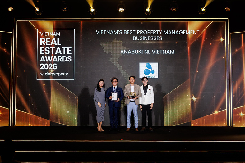 Anabuki NL Việt Nam được vinh danh tại Dot Property Vietnam Real Estate Awards 2026