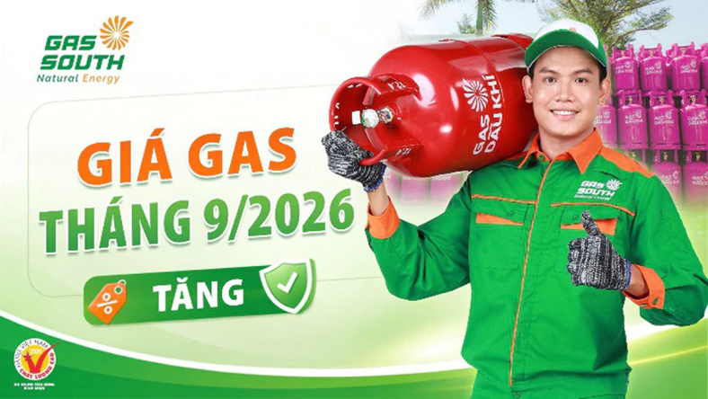 Giá gas tháng 9 tiếp tục điều chỉnh tăng theo thị trường thế giới