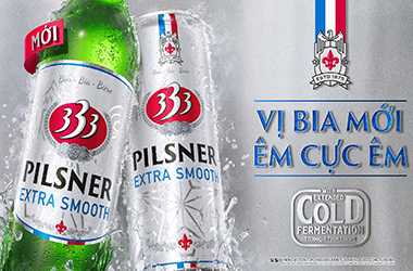 Điều gì tạo nên hương vị êm cho 333 Pilsner mới?