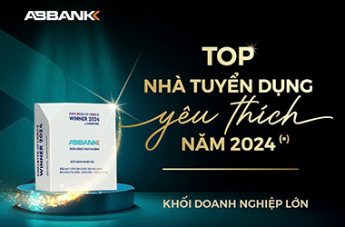 ABBANK được bình chọn 'Top 6 nhà tuyển dụng được yêu thích nhất 2024'