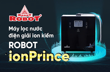 ROBOT ionPrince: Giải pháp cung cấp nước điện giải cho gia đình