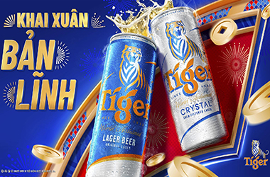 Tiger Beer chuyển mình với diện mạo mới