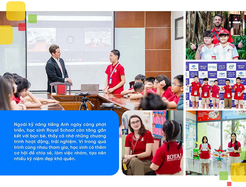 Dùng kỹ năng rèn kỹ năng: Bí quyết giỏi ngoại ngữ của học sinh Royal School