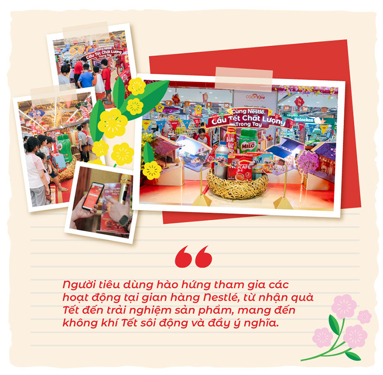 Nestlé lan tỏa thông điệp đón 'Tết chất lượng'