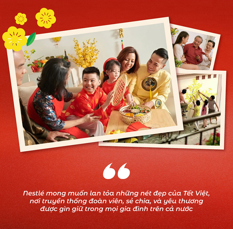 Nestlé lan tỏa thông điệp đón 'Tết chất lượng'
