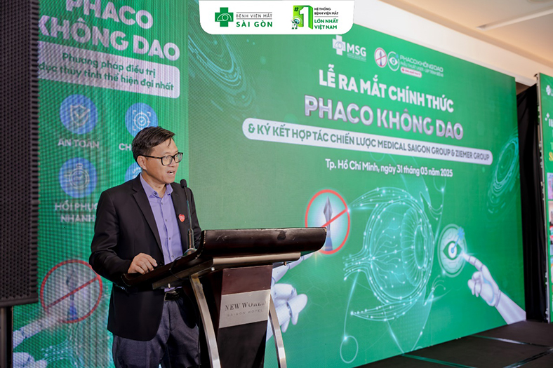 Bệnh viện Mắt Sài Gòn ra mắt công nghệ Phaco Không dao