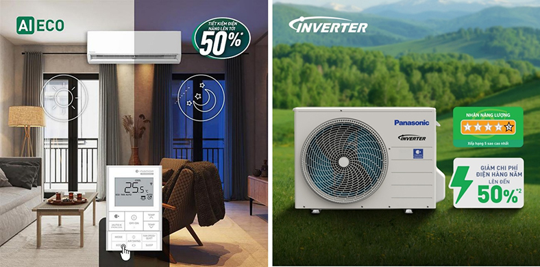 Điều hòa Panasonic XU 2025: Thông báo chất lượng không khí, tiết kiệm đến 50% tiền điện