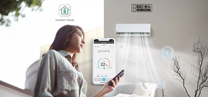 Điều hòa Panasonic XU 2025: Thông báo chất lượng không khí, tiết kiệm đến 50% tiền điện
