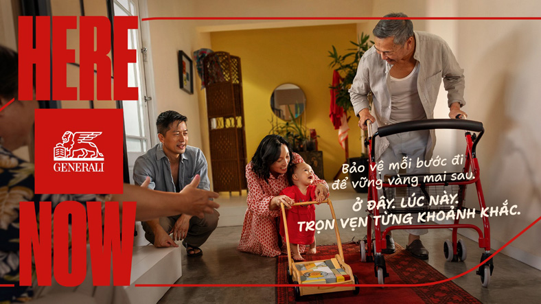 Generali ra mắt chiến dịch "Here & now"