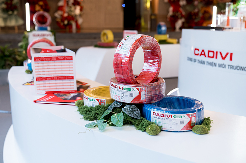 CADIVI đưa dây cáp điện vật liệu xanh đến các công trình