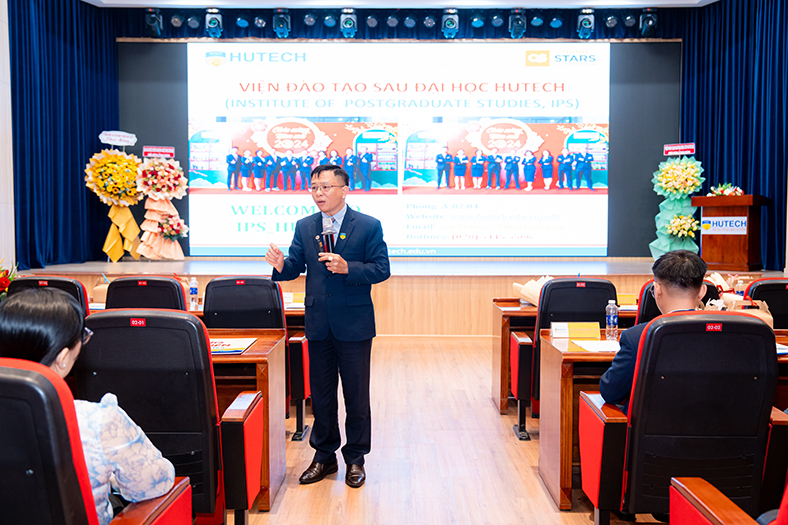 HUTECH khai giảng cho tân học viên cao học và nghiên cứu sinh