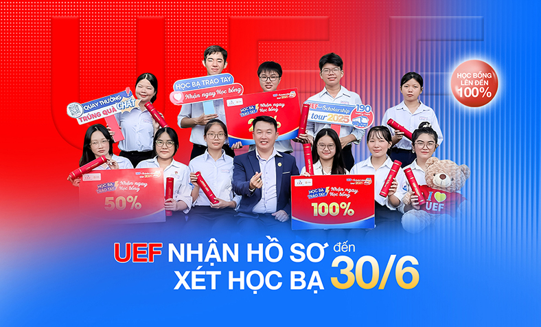 UEF nhận hồ sơ xét học bạ đến 30-6
