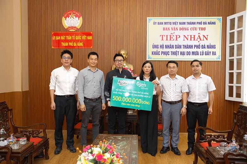 Carlsberg Việt Nam hỗ trợ người dân Huế và Đà Nẵng