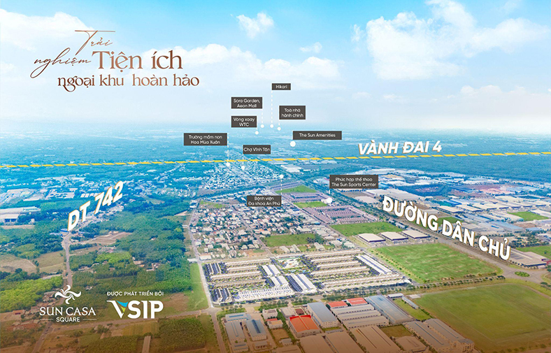 Chuỗi cà phê Highlands xuất hiện, Sun Casa Square gia tăng tiện ích